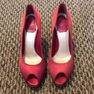 Pink Peep Toe Christian Dior shoes - size 37